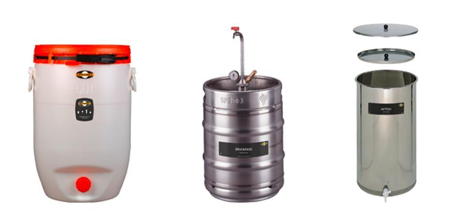 Cider and juice fermentation tanks